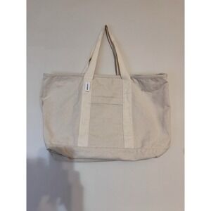 Canvas Bag Large Tote Neutral Blank Art Project Old Navy New Paintable